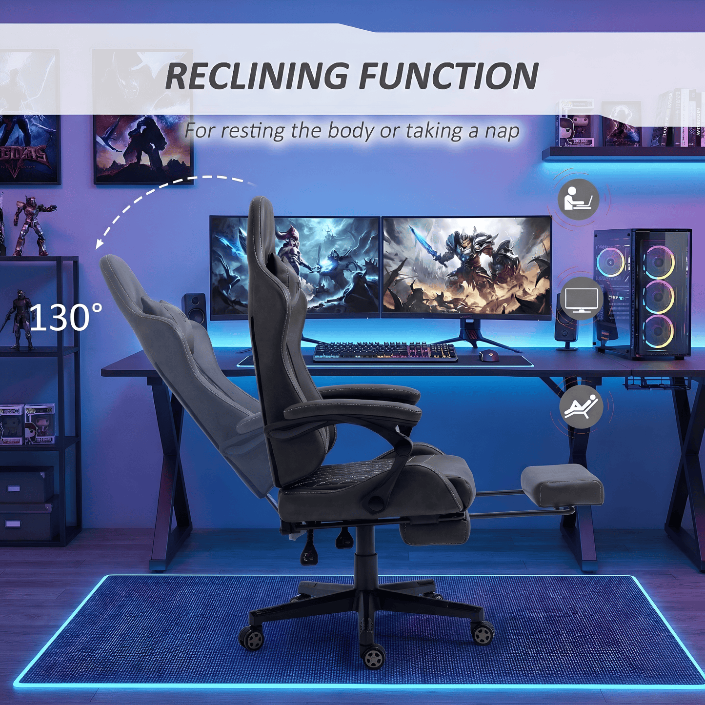 Diamond Leather Gaming Chair